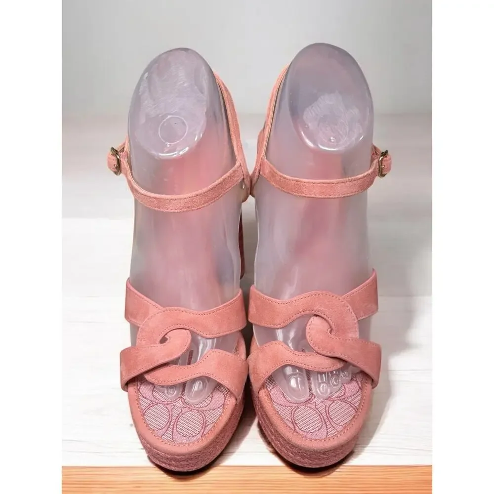 Coach C2314 Talina Platform Sandal Size 9.5B